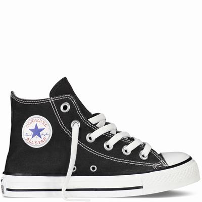 Converse Chuck Taylor All Star Classic Colours Tdlr/Yth High Tops Kids - Black Shoes (742CELPD)